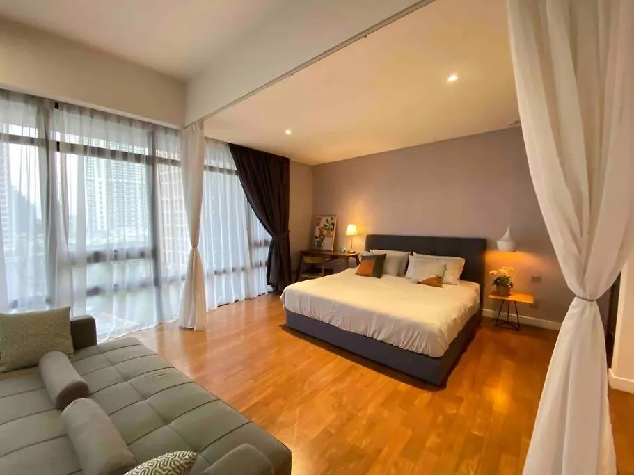 Apartment Anggun Residence Modern Suites With Netflix 3Mins To Monorail Kl Near Klcc Kuala Lumpur