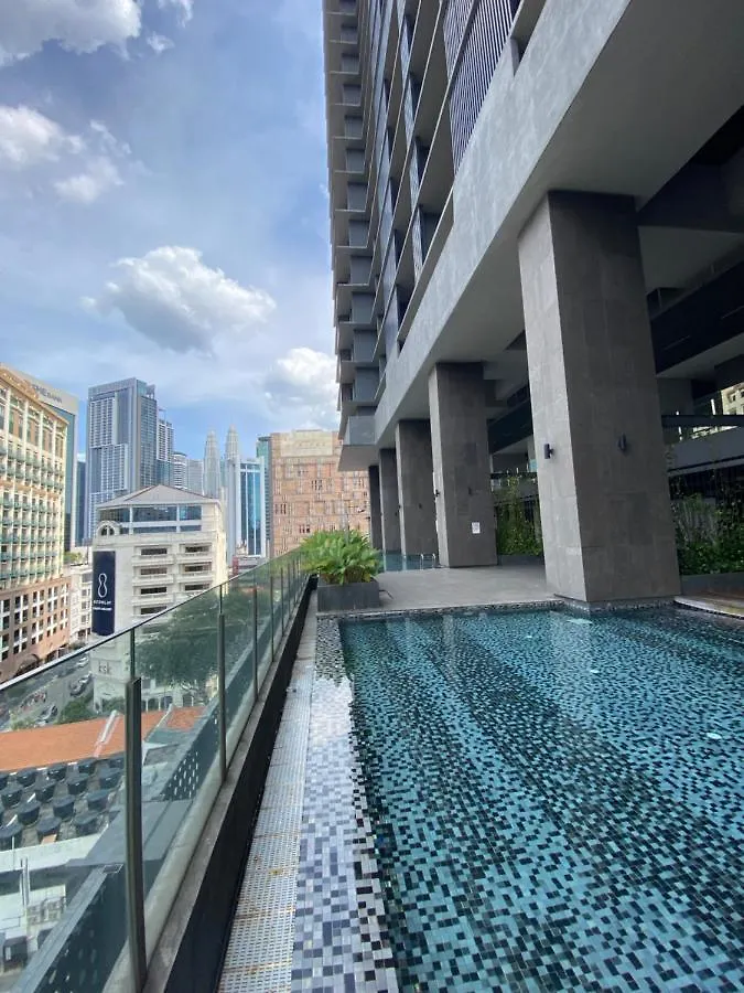 Anggun Residence Modern Suites With Netflix 3Mins To Monorail Kl Near Klcc Kuala Lumpur Apartment